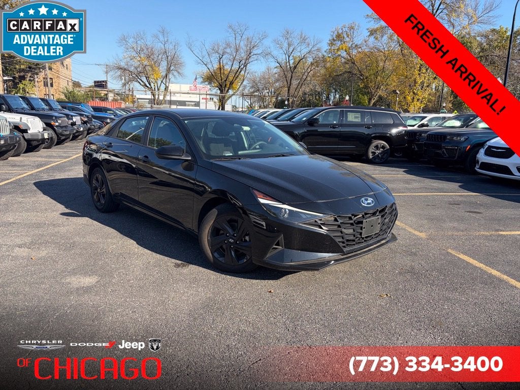 2021 Hyundai Elantra Hybrid Blue