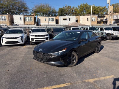 2021 Hyundai Elantra Hybrid Blue
