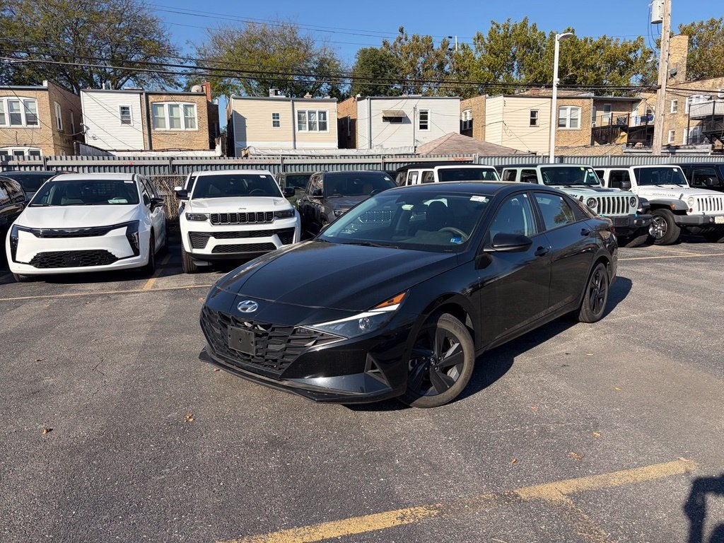 2021 Hyundai Elantra Hybrid Blue