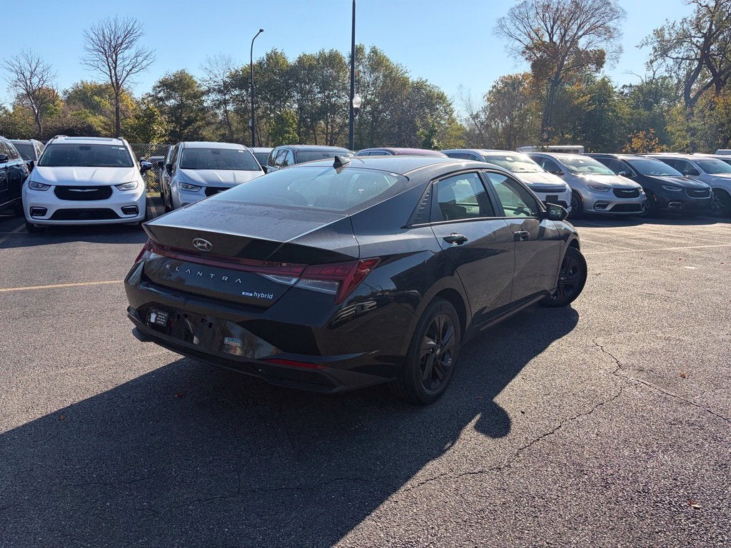 2021 Hyundai Elantra Hybrid Blue